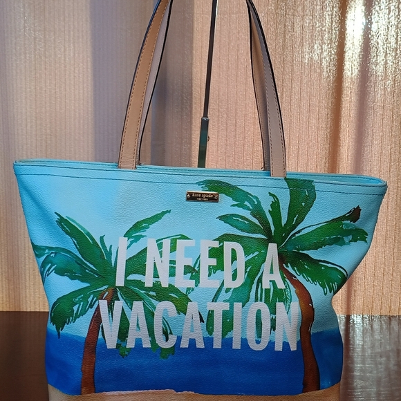 Kate Spade “I Need a Vacation” Francis Tote